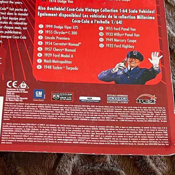 1990’s STEP VAN      2005 JOHNNY LIGHTNING COCA-COLA CALENDAR CARS - Picture 4 of 4